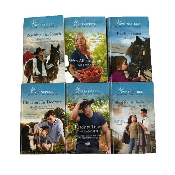 Other - Love Inspired Harlequin Inspirational Romance Paperback Books Lot of 6